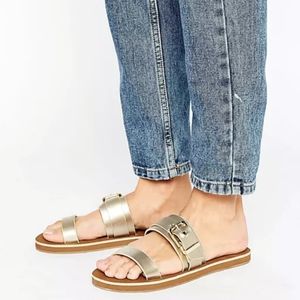 ALDO Metallic Sandals
